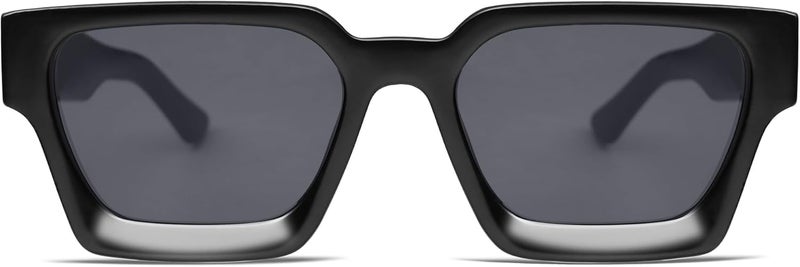 VANLINKER Thick Square Sunglasses for Men Women Retro Chunky Rectangle Shades UV400 Protection VL9731 - Image 2